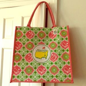 Masters Jute Tote Bag Augusta National 18x18, 2019